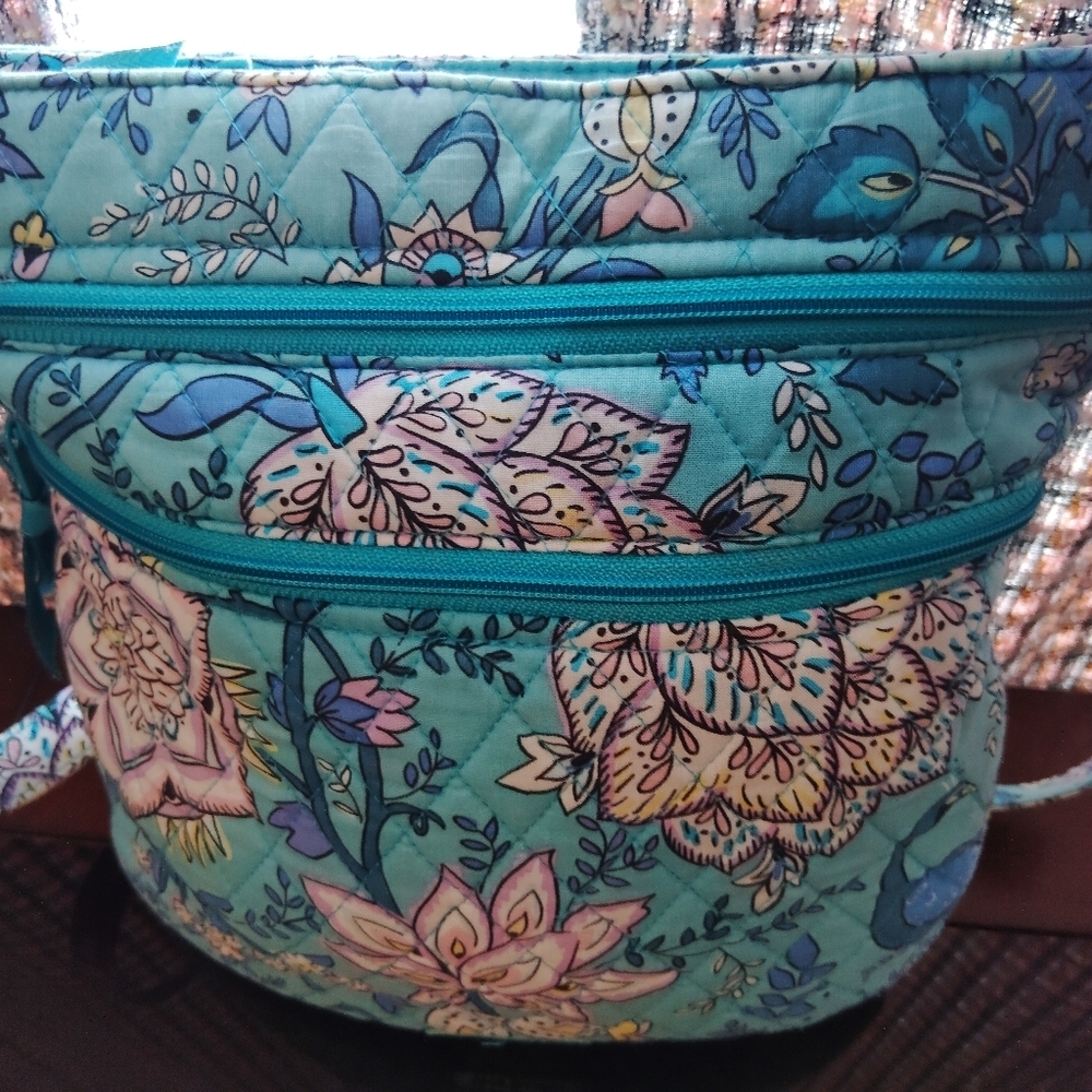 Vera Bradley 2 Piece Purse Wallet Set Floral Crossbody - Picture 3 of 16